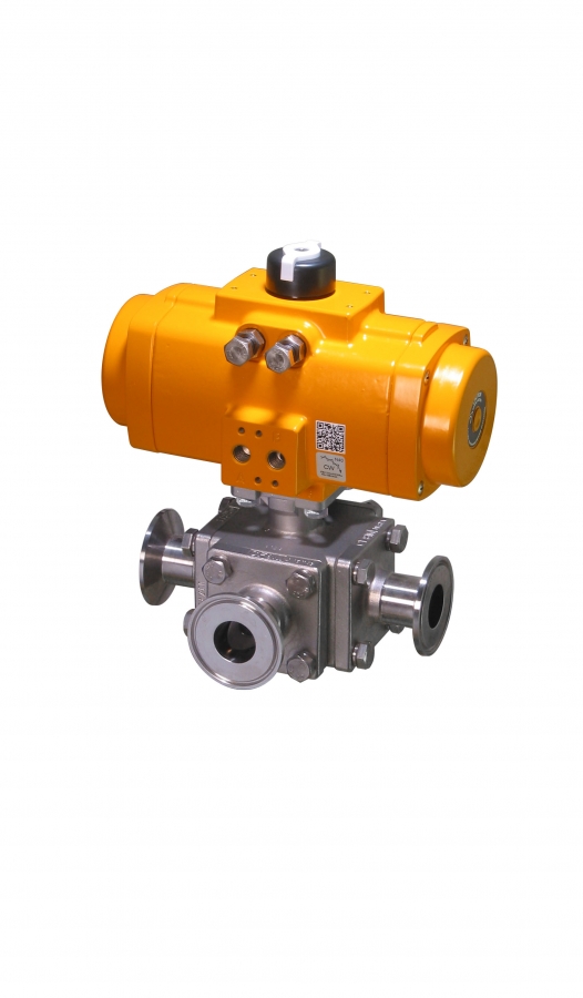 New  3-way Sanitary Clamp Ball Valve Series