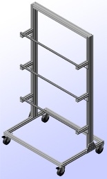 Pneumatic Tubing Cart